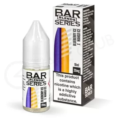 Blueberry Ice x Mango Ice Nic Salt E-Liquid by Bar Series Blends - Ecigpremium