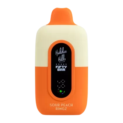 Sour Peach Ringz Hidden Hills X Fifty Bar 20K - Huffvape