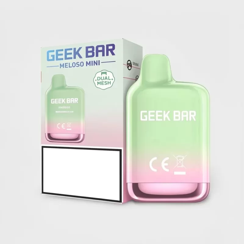 Geek Bar Meloso Mini 1500 Disposable Dual Mesh Coil Vape Pen - Peach Berry, Watermelon ICE (BFCE50) - Image 3