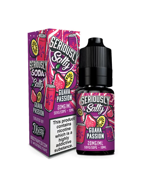 Seriously Salty SODA Guava Passion Nic Salt E-Liquid