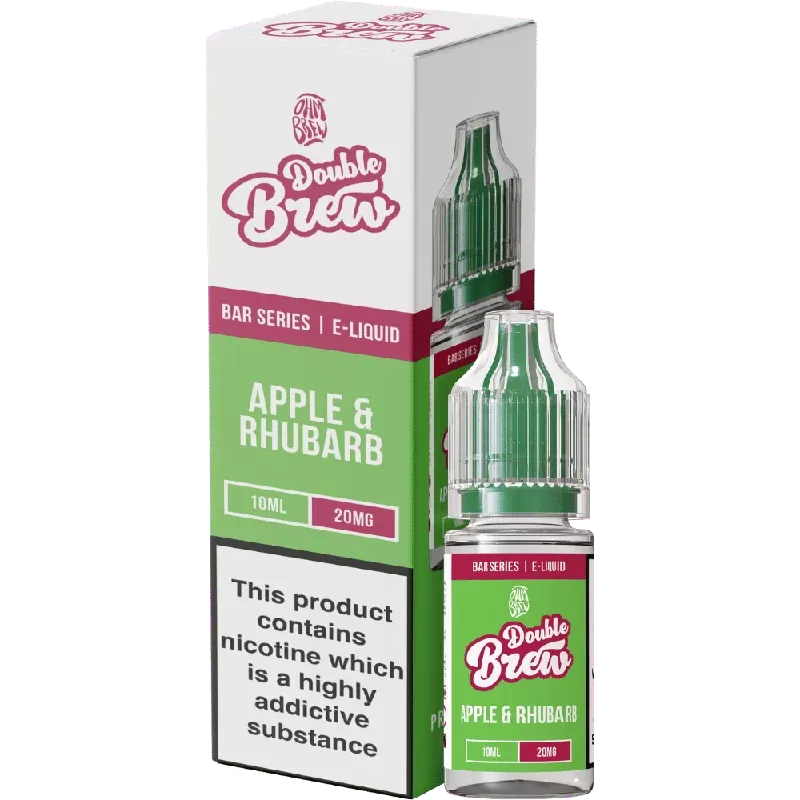 Ohm Brew Double Brew Nic Salt E-Liquid Apple & Rhubarb