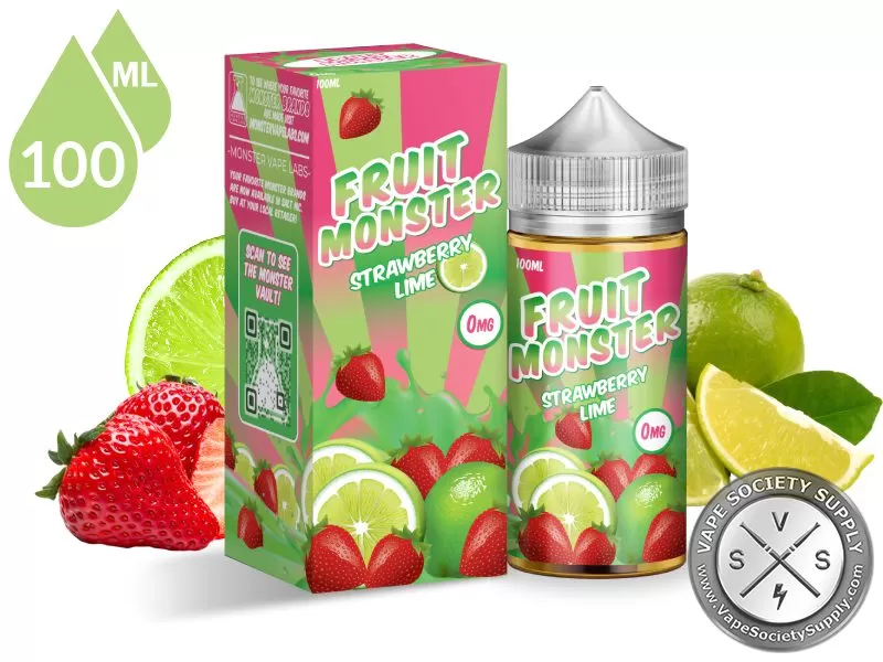 Strawberry Lime Fruit Monster 100ml