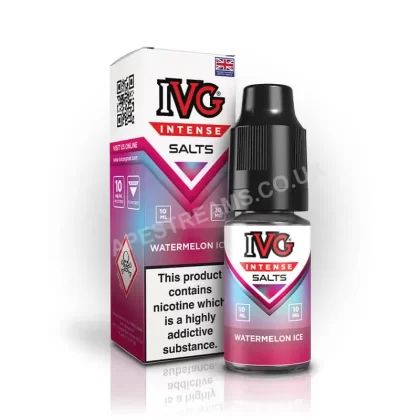 IVG Intense Watermelon Ice Nic Salt E-Liquid - Vapestreams Co