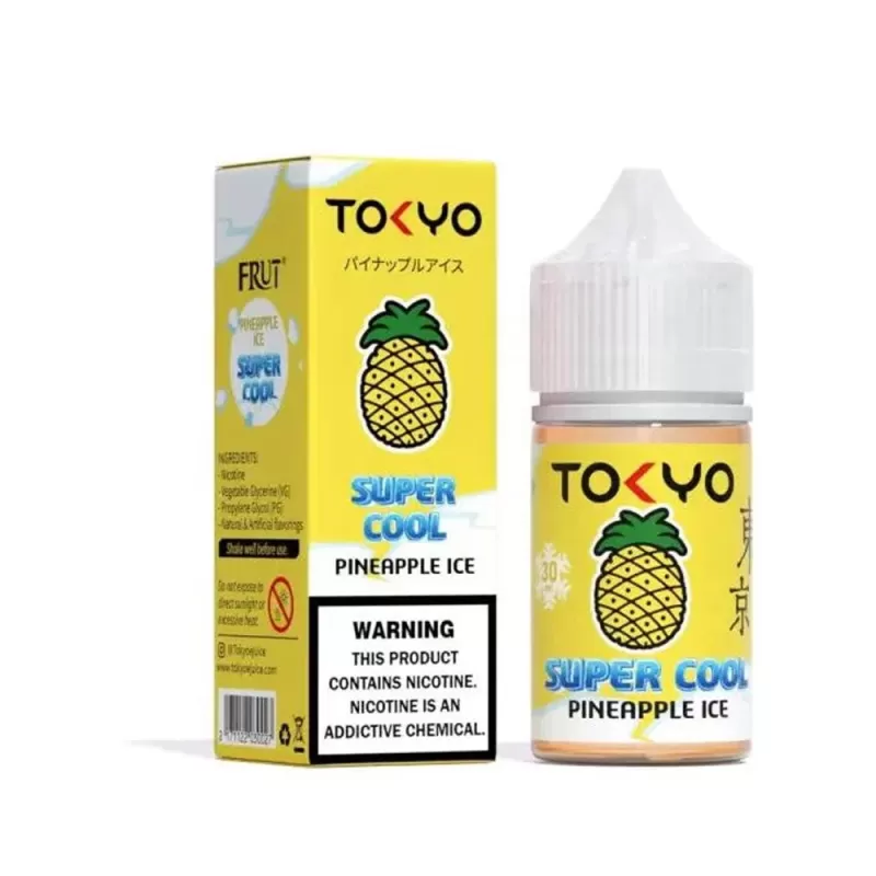 Tokyo Super Cool Pineapple Ice Saltnic 30ml - 20 mg - 30 ml - Image 2