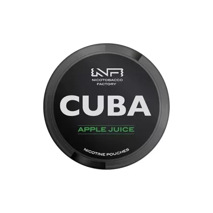 CUBA Black Nicotine Pouches Apple Juice - Strength#43mg