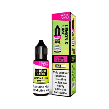 Vapes Bars Ghost Salts Lemon And Lime E Liquid 10ml - Nicotine Strength#20mg>10mg