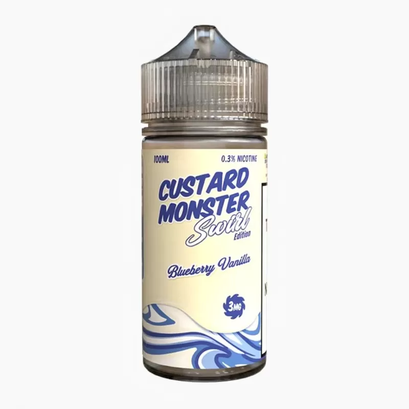 Blueberry Vanilla – Custard Monster Swirl Edition 100mL Vape - Image 2