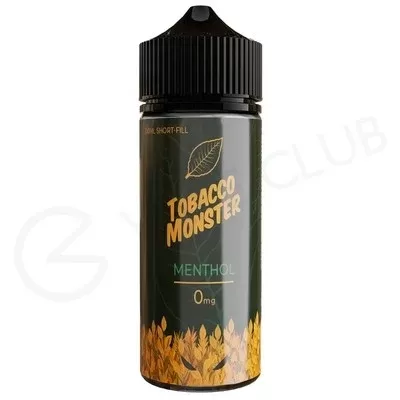 Menthol Tobacco Shortfill E-Liquid by Tobacco Monster 100ml
