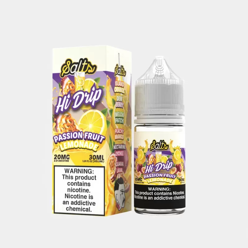 Passion Fruit Lemonade SALT – Hi Drip – 30mL 50mg Nic Salt