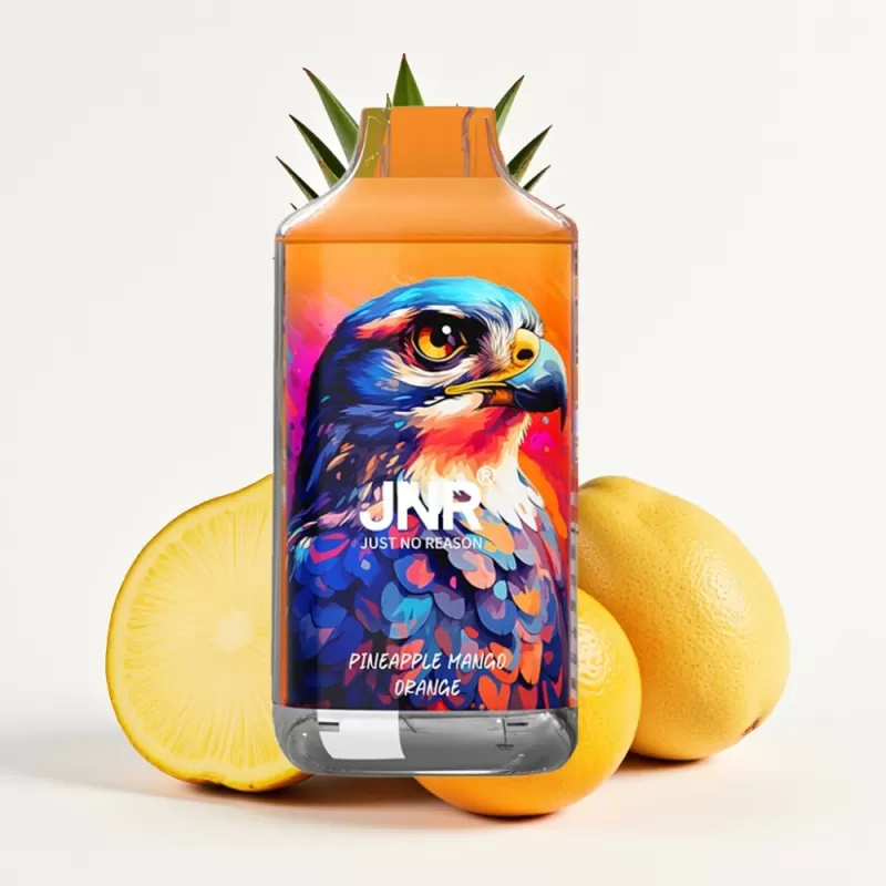 JNR Falcon 16000 Puffs Piña Mango Naranja 22ml 850mAh Tipo C LED