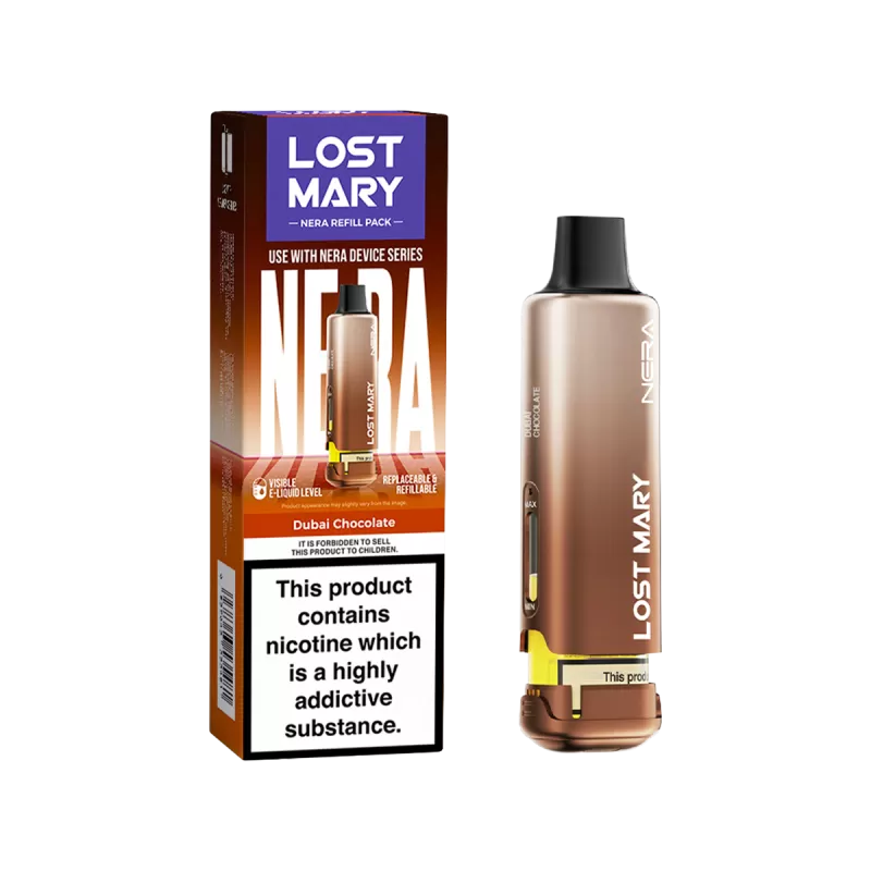 Dubai Chocolate Lost Mary NERA15K Refill Pack - 20mg - Vape Product (A08EA0)