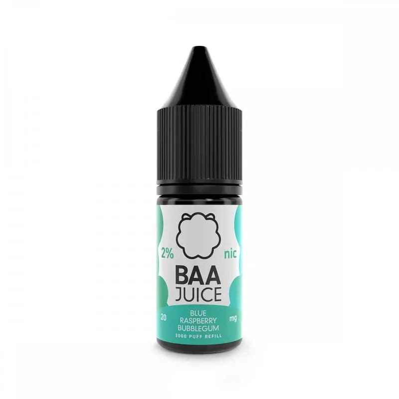 BAA Juice Blue Raspberry Bubblegum Nic Salts