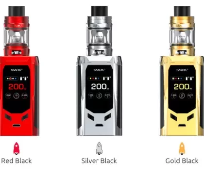 SMOK R-Kiss 200W Starter Kit with 2ml TFV-Mini V2 Tank - Red Black