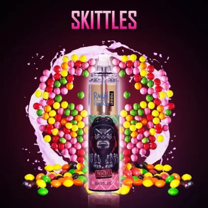 FUMOT Skittles Tornado 7000 Puff Bar R and M Pack Of 10 Vape Pen