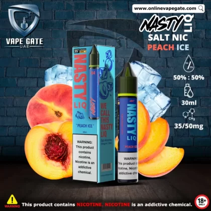Peach Ice - Nasty Liq 30ml - 35 mg / 30 ml
