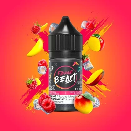 FLAVOUR BEAST SALT 10MG/ML-RAGIN’ RAZZ MANGO ICE