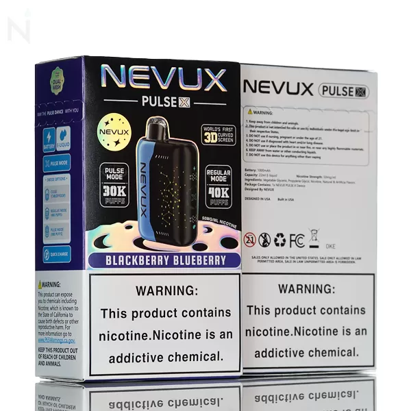 NEVUX Pulse X 40K Disposable Vape - White Peach Raspberry - Image 3