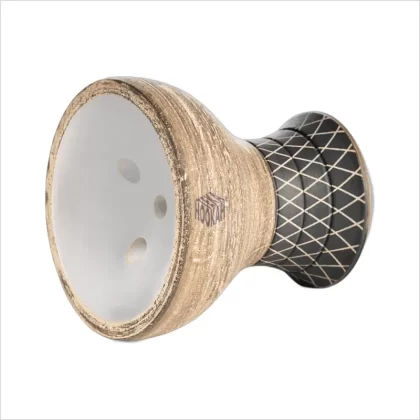 Cybuch Alpha Bowl Turk Design White Sand - Alpha Hookah; Klasyczne (turkisze); Biały