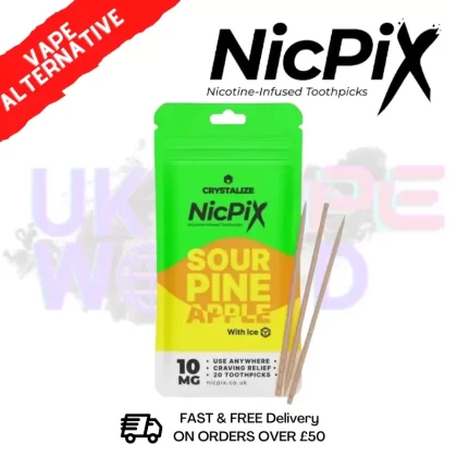 Sour Pineapple Nic Pix Nicotine ToothPicks