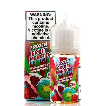 Strawberry Kiwi Pomegranate Ice Salt – Fruit Monster E-Juice