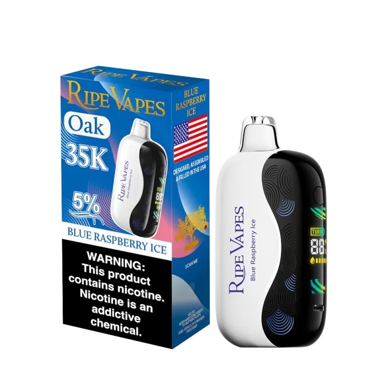 Assembled in USA | Ripe Vapes OAK 35K Disposable Device - 35,000 Puffs - Image 3