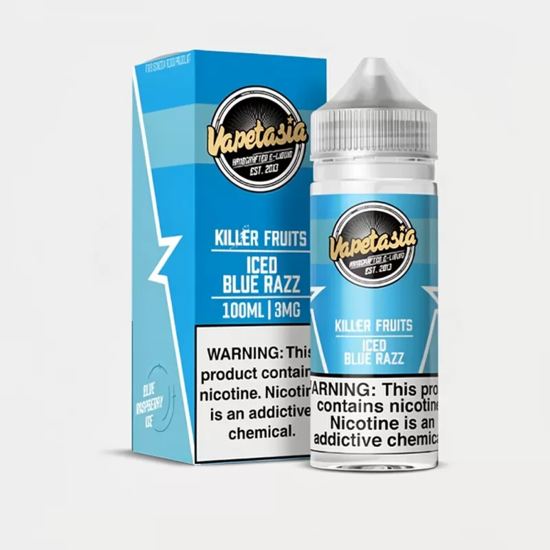 Killer Fruits ICED Blue Razz – Vapetasia – 100mL 70% VG Vape - Vape Product; Vape Product, Vape Product