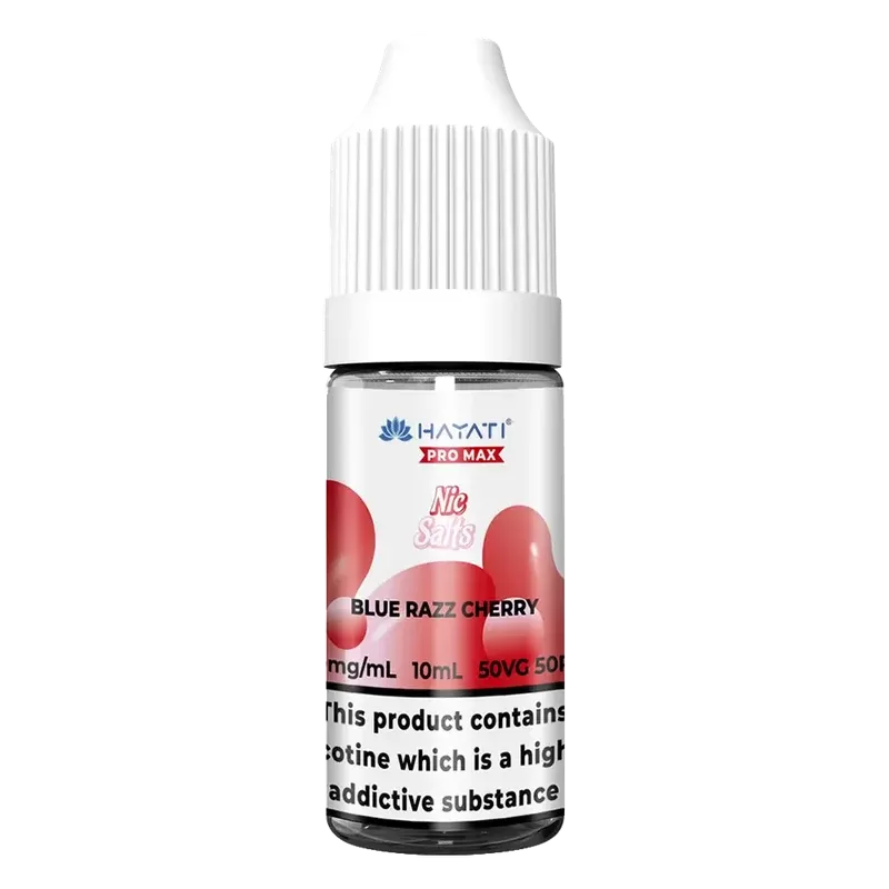 Hayati Pro Max Blue Razz Cherry Nic Salt Vape Juice - Strength#10mg>20mg