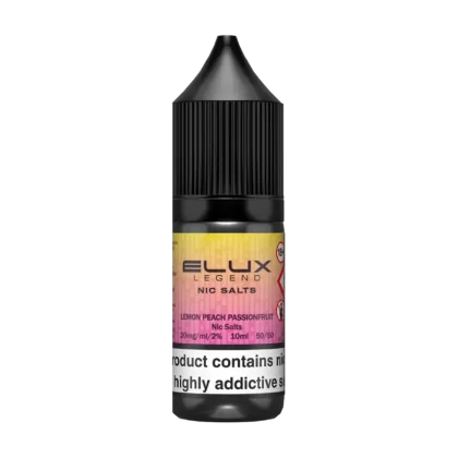 Lemon Peach Passionfruit Nic Salt by Elux 10ml - 20mg - Vape Product