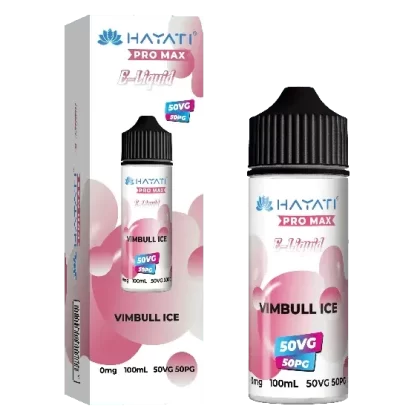 VIMBULL ICE – HAYATI PRO MAX 100ML SHORT FILL – 50/50PG/VG E-LIQUID