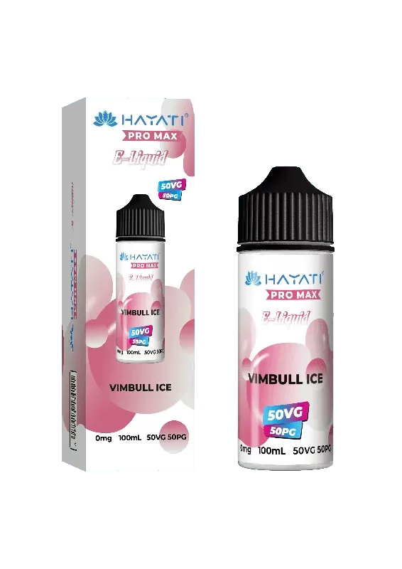 VIMBULL ICE – HAYATI PRO MAX 100ML SHORT FILL – 50/50PG/VG E-LIQUID