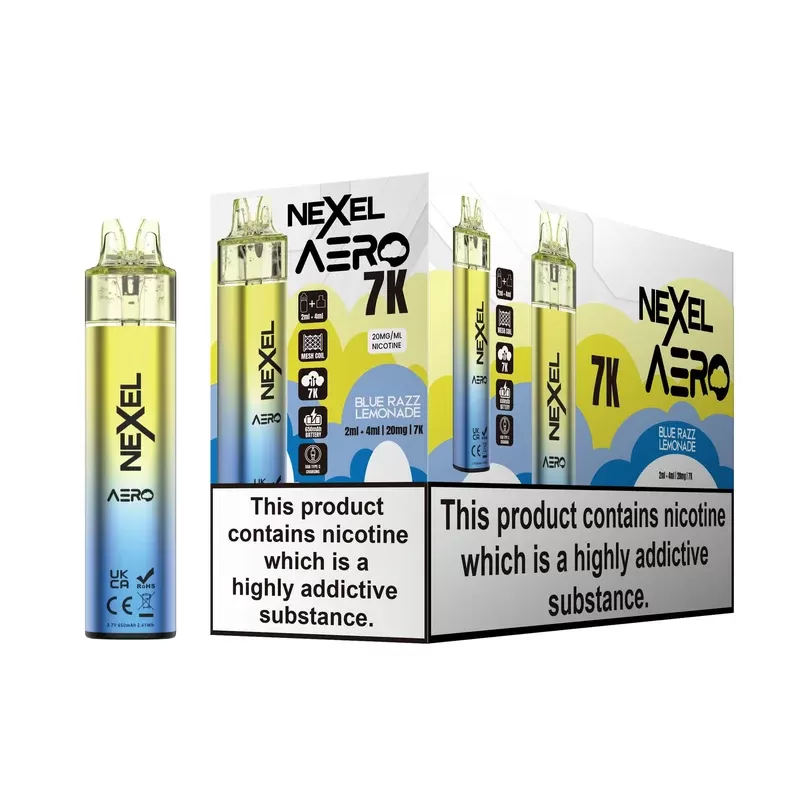 NEXEL AERO 7K PRE-FILLED VAPE KIT 5 X MULTIPACK