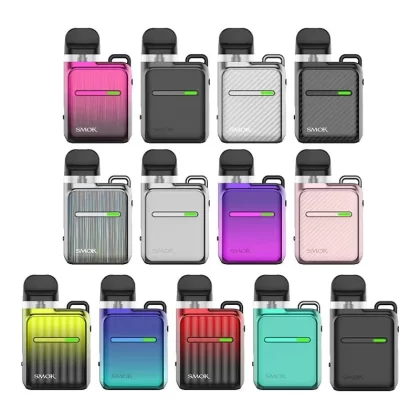 SMOK Novo Master Box 30W Pod System - Black Carbon Fiber, Green Black (962FBB)