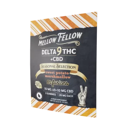 Mellow Fellow Live Resin Delta 9 Edibles – Seasonal Selections – Sweet Potato Marshmellow