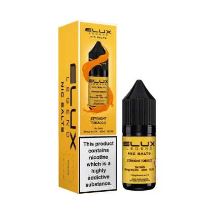 Straight Tobacco Elux Legend 10ml Nic Salt E Liquid