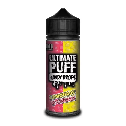 Ultimate Puff Candy Drops Lemonade & Cherry 100ml Shortfill E-Liquid - Vapourdeal Co