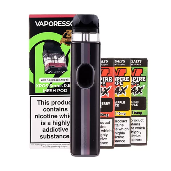 Vaporesso XROS 5 Pod Kit Bundle - Carbon Stripe / 0.6ohm - Image 2