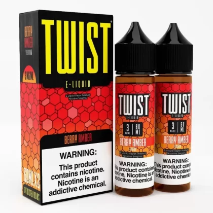 Twist e-Liquids Berry Amber eJuice - 120mL (2x60mL); Vape Product, Vape Product (FB7B84) (FB7B84)