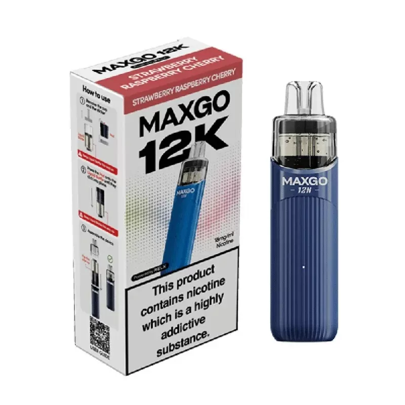 Relx Maxgo 12k Prefilled Pod Kit Strawberry Raspberry Cherry - Nicotine Strength#20mg (259535) (259535)