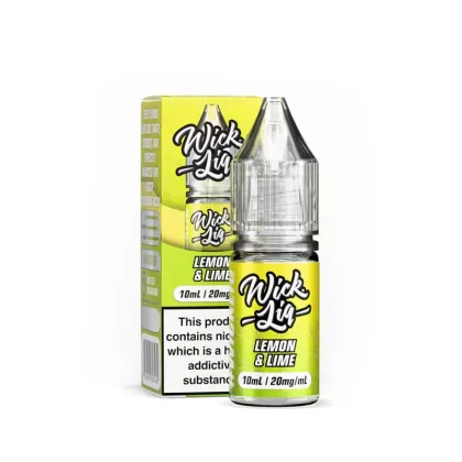 Wick Liq Bar Juice Lemon & Lime 10ml Nic Salts E-Liquid - Vapestore Co