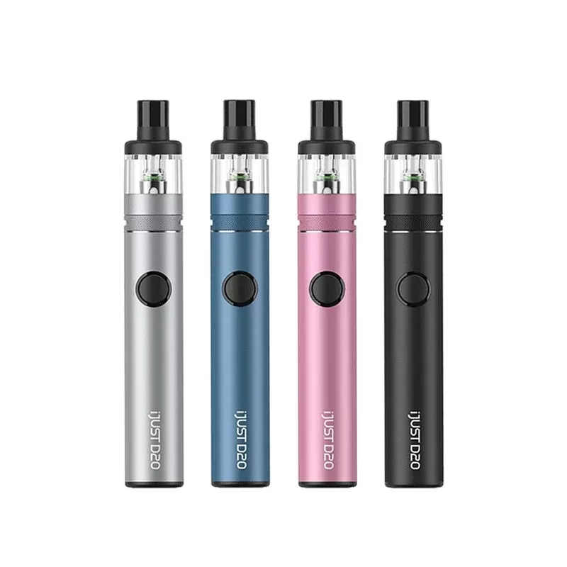 Eleaf iJust D20 Vape Pen Kit 1500mAh 30W - Color#Black>Dark Blue>Pink>Silver