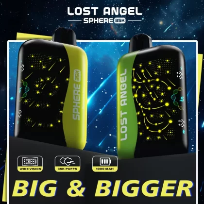 Lost Angel SPHERE 35K Disposable Device – 35000 Puffs - Juicy Peach Ice