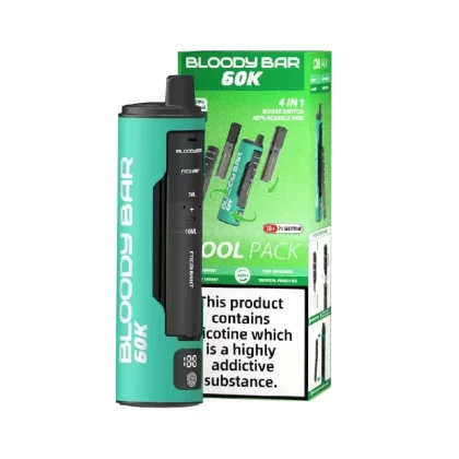 Bloody Bar 60K Prefilled Pod Kit Cool Pack - Nicotine Strength#20mg