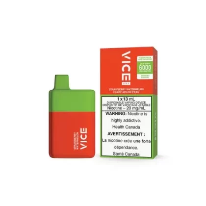 Vice Box Rechargeable Disposable Vape – 6000 Puffs – Strawberry Watermelon
