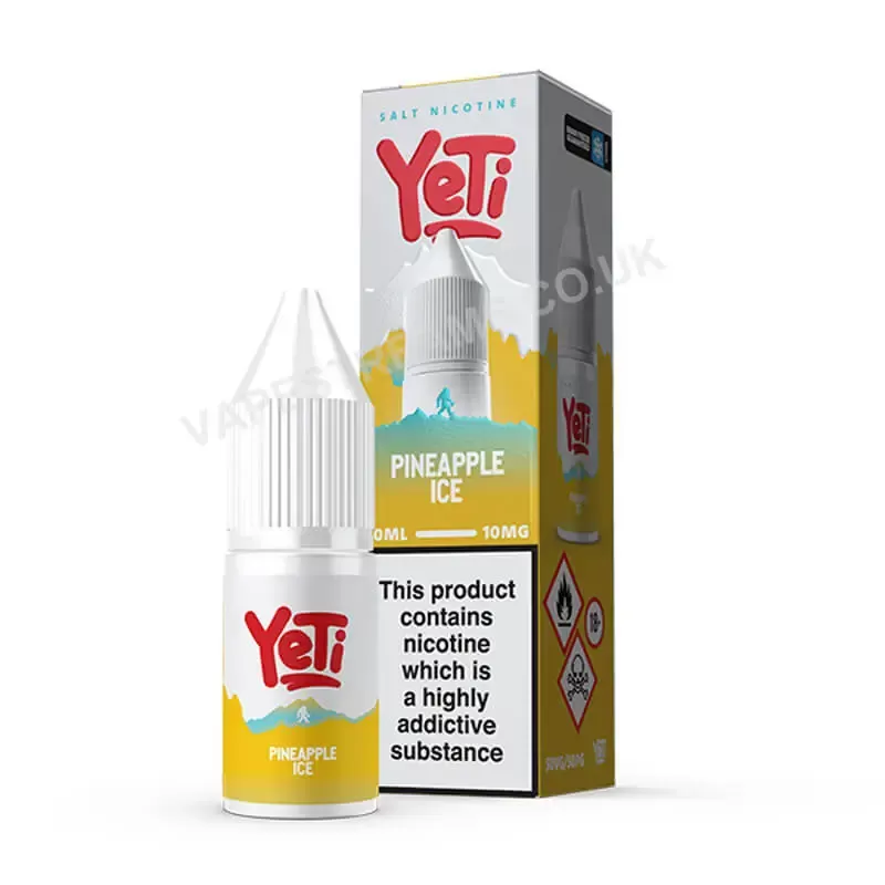 Yeti Summit Series Pineapple Ice Nic Salt E-Liquid - Vapestreams Co