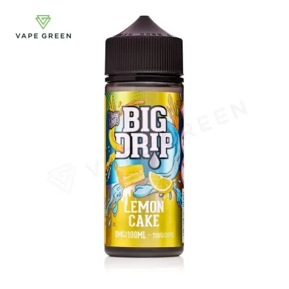 Lemon Cake Shortfill E-liquid by Big Drip 100ml - Eliquidsupply