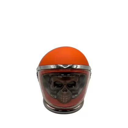 Astronaut Skull Grinder - orange, red