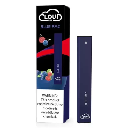 Cloud Bar Disposable Vape Long Lasting & Convenient (Blue Raz)