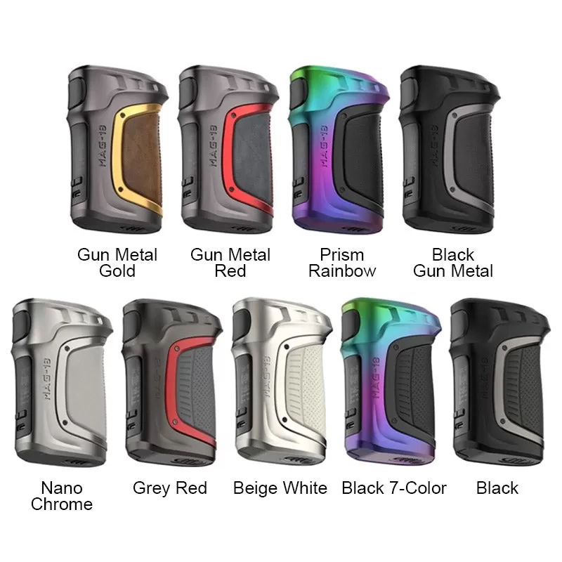 Smok MAG-18 230W Box Mod - Black and 7-Color - Image 2