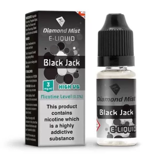 Black Jack Flavour 10ml – Diamond Mist
