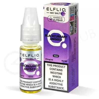 Blackcurrant Aniseed Nic Salt E-Liquid by Elf Bar Elfliq - Ecigpremium